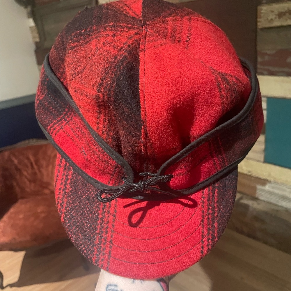 Original Red and Black Stormy Kromer Cap